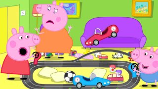 Download lagu Peppa Pig & George Race Their New TOY Cars! 🚗💨 Tidy Up Chaos | Tales Full Episodes | 21 Minutes mp3