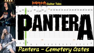 Cemetery Gates - Pantera - Guitar + Bass TABS Lesson