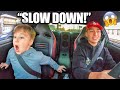 SCARING LITTLE BROTHER IN 800HP GTR!! *FAST LAUNCH*