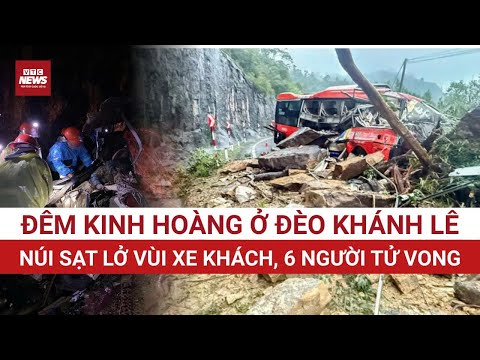 KINH HOÀNG: Sạt lở nghiêm trọng ở Khánh Hòa, Đèo Khánh Lê “vỡ núi”: Xe khách gặp nạn 6 người tử vong