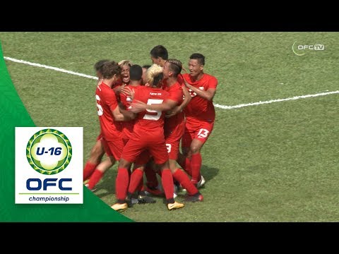 2018 OFC U-16 CHAMPIONSHIP - NEW CALEDONIA v TAHITI Highlights
