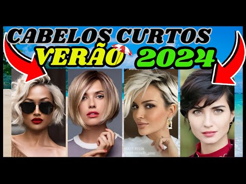 CABELOS CURTOS TENDÊNCIA VERÃO 2024 #cortecurtofeminino#cabelocurto