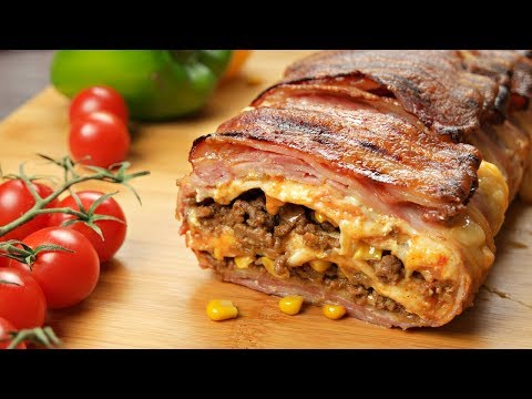 Bacon taco lasagne