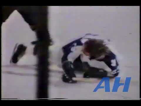 NHL Jan. 12, 1974 Toronto Maple Leafs v St. Louis Blues (R) (HL) Eddie Shack v J.-Bob Kelly (almost)