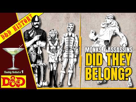 🎲🐉Why the Monk and Assassin Never Quite Fit D&D