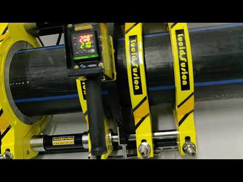 Lucid fusion butt fusion hdpe pipe welding machine, automati...