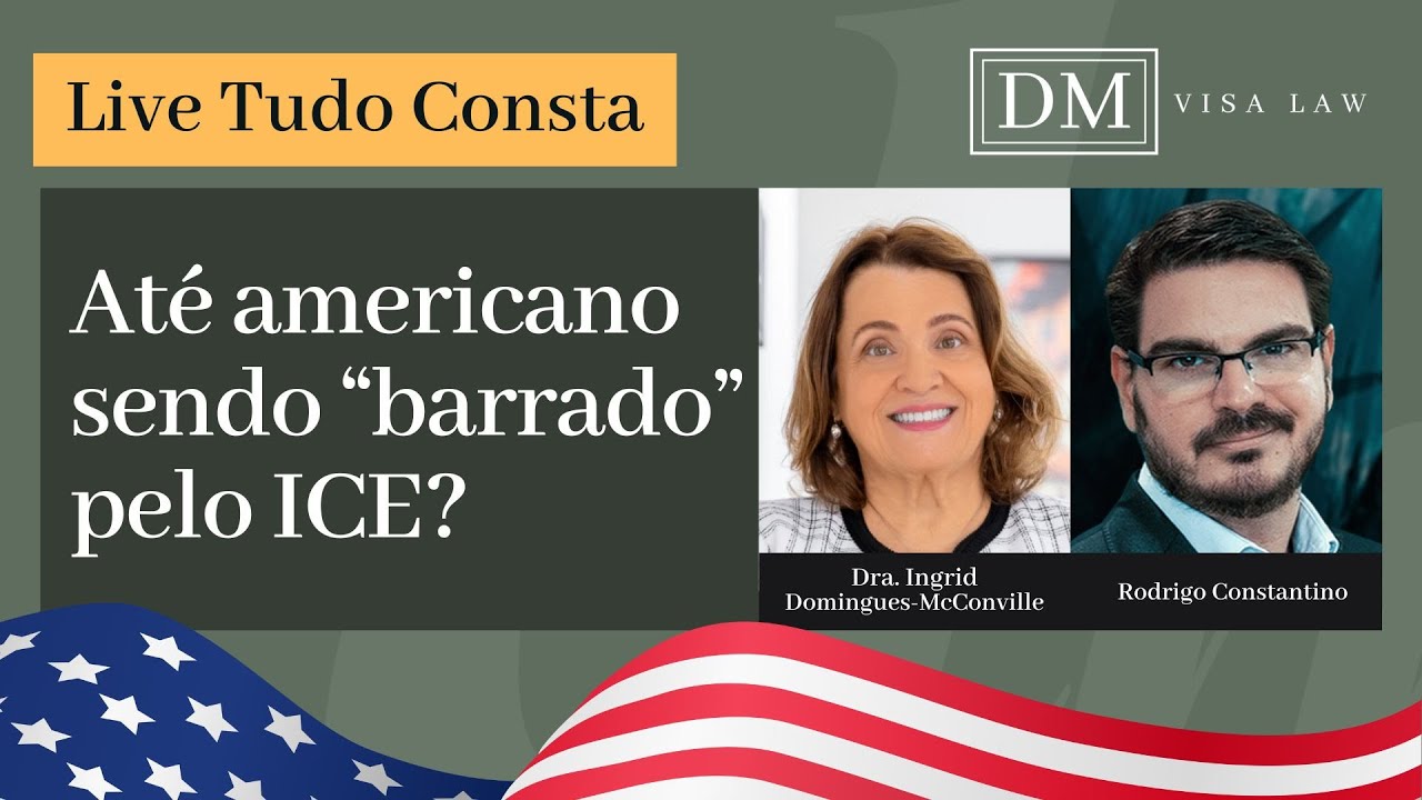Pauta Imigratória - Até americano sendo barrado pelo ICE - Com Rodrigo Constantino