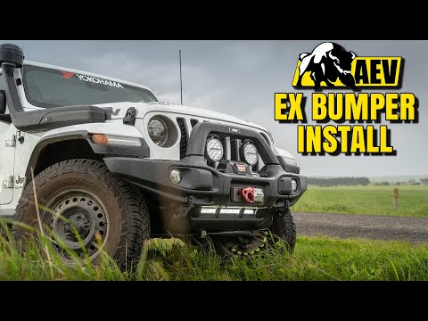 AEV EX Front Bumper Install for Jeep Gladiator & Wrangler
