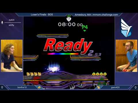 MMOM165 SSBM - bonfire10 [L] (Sheik) vs. GWM420 [W] (Fox) - Melee GF
