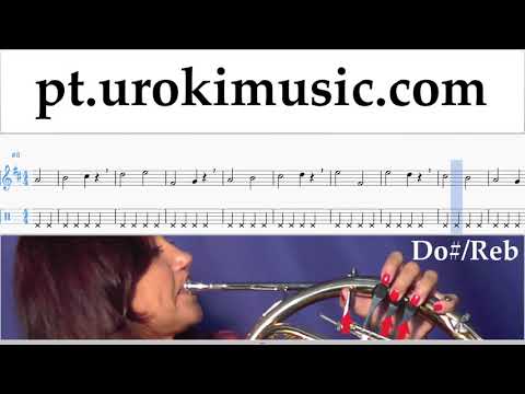 Aprender Trompa The Pink Panther - Theme Song Tablatura Parte#1 exercitando um-i372