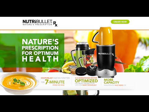 NUTRIBULLET Maišytuvas NB 505 DG, 500W, Inox video