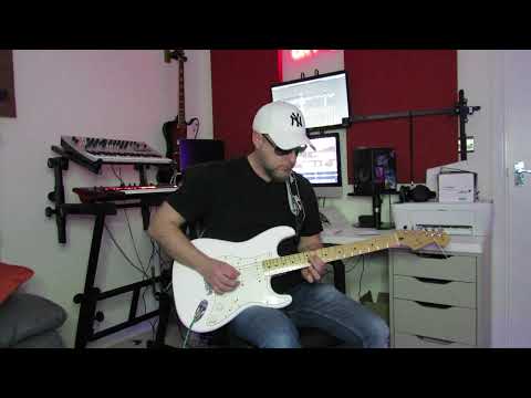 City Nights guitar solo. Synthwave song 'City Nights' by Zak Vortex, guitar solo on Fender Strat