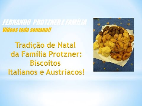 Tradição da Família Protzner   Biscoitos de Natal!