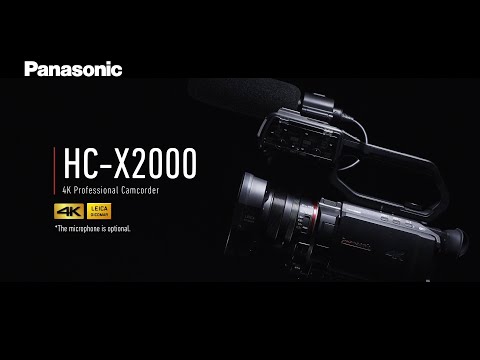 Introducing Panasonic 4K Professional Camcorder HC-X2000