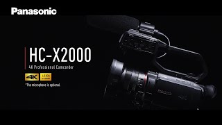 Used Panasonic HC-X2000 UHD 4K 3G-SDI/HDMI Pro Camcorder