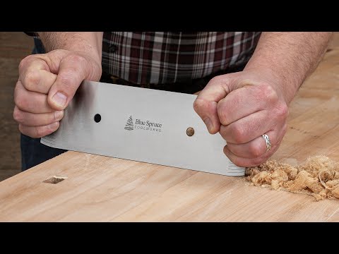 Triangular and Extra-Large Card Scrapers | Blue Spruce Toolworks