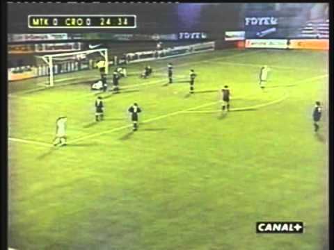 1997 October 21 MTK Budapest Hungary 1 Croatia Zagreb Croatia 0 UEFA Cup