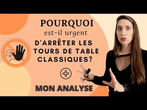 Arrêter les tours de table "classiques" en formation