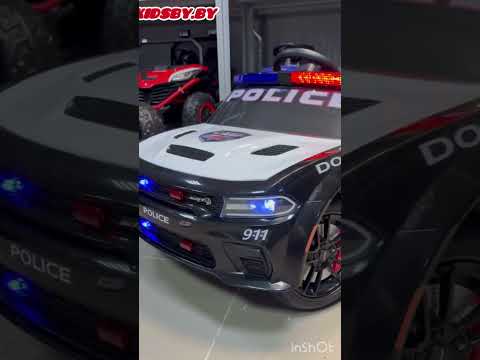 фото детский электромобиль baby driver dodge s222 полиция лицензия 0