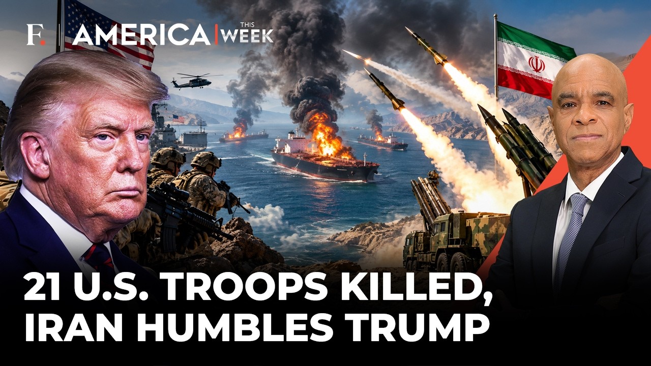 Iran Bombs 15 Ships in Hormuz Blitz; US Confirms 21 Soldier Deaths | Firstpost America