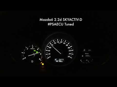 Mazda6 2.2d SKYACTIV-D Diesel / #PSAECU Tuned