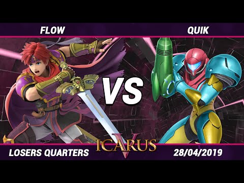 ICARUS V - Flow (Roy, Chrom) VS quiK (Samus) - Losers Quarterfinals