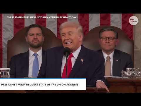 Trump State of the Union speech: Full 2026 address before Congress and nation