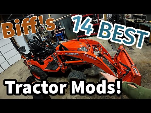 14 Best Mods / Upgrades For A Sub Compact Tractor!