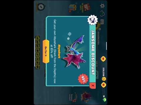 HUNGRY SHARK EVOLUTION:LUMINITE game play