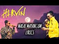 Malai Mayangum HERVIN Lyrics HARINIMADAN