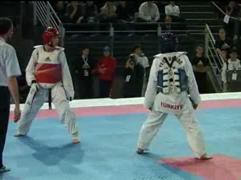 European Taekwondo Championships 2008 Rome Female -72 Kg Turkey vs Croatia Round 4