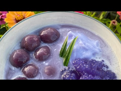 PURPLE TAPIOCA PUDDING ‼️Simple SUMMER DESSERT ‼️ #shorts