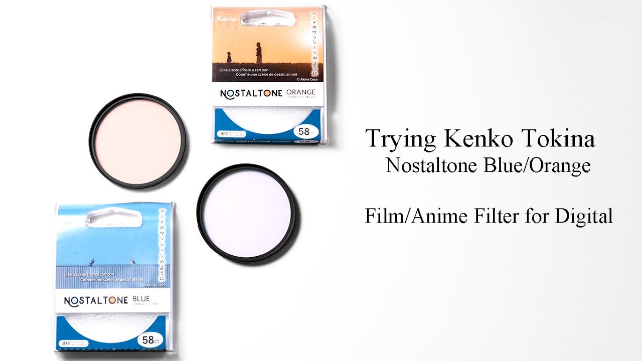 Kenko Nostaltone Orange/Blue Filter vs Black Mist（同品牌替補，全產品線比較）