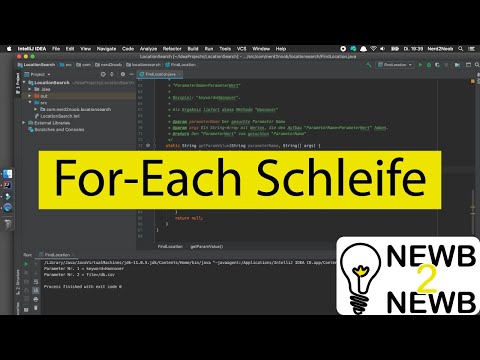 For Each Schleife | Java Tutorial Deutsch [12]