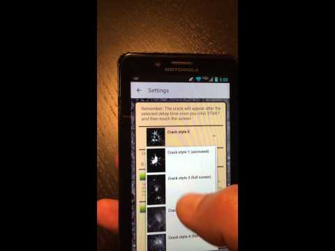 Cracked Screen Prank Video
