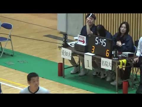 【大学バスケ】名古屋学院大学　対　愛知大学　第３回全日本大学バスケットボール新人戦　東海地区予選