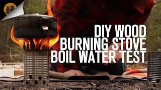 DIY Wood Burning Stove - Boil Water Test