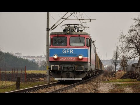 EA1005 a GFR se indreapta spre Suceava dinspre Suceava Vest cu tren de marfa - 20.03.2019