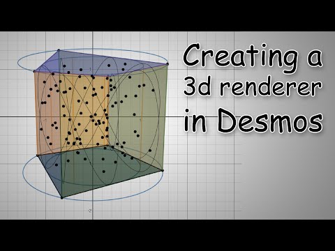 3d Graphing in a 2d Calculator (Desmos)