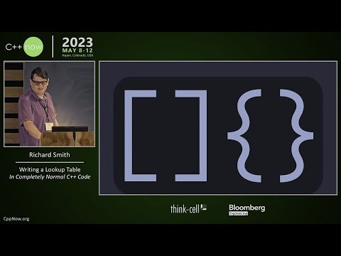 Lightning Talk: Writing a Lookup Table in C++ - Richard Smith - CppNow 2023