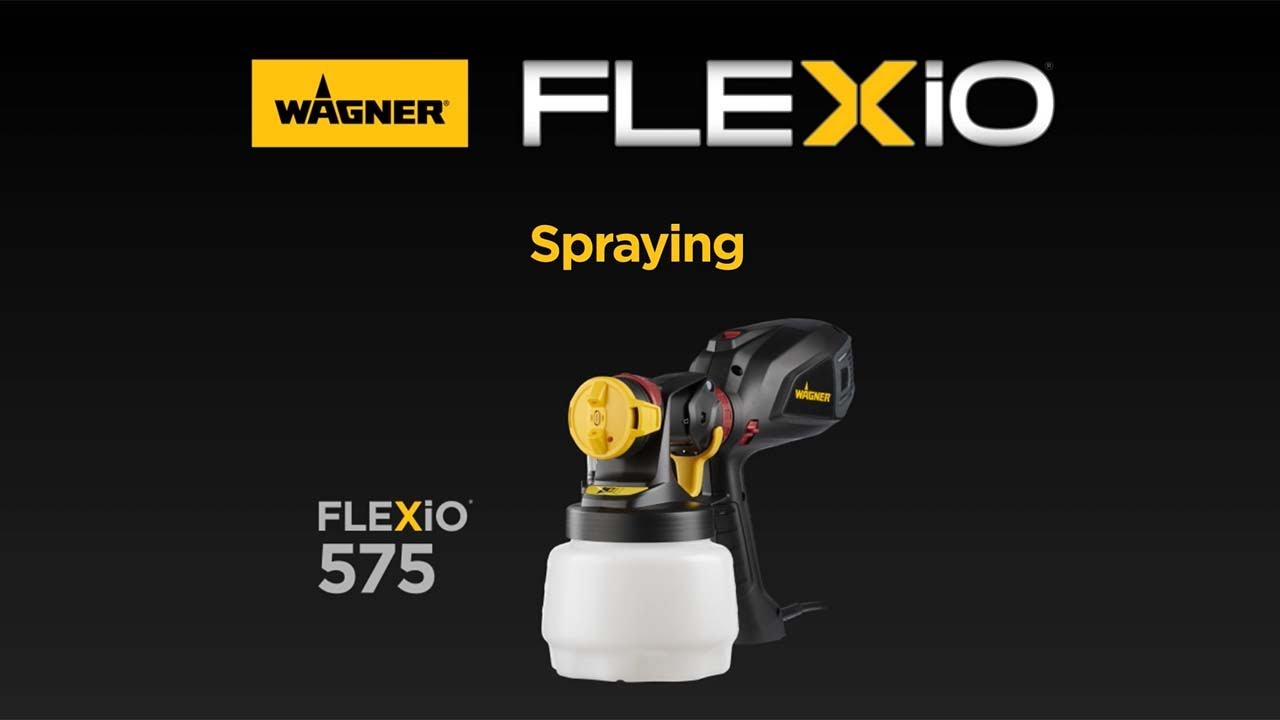 Wagner FLEXiO 575 Paint Sprayer Spraying