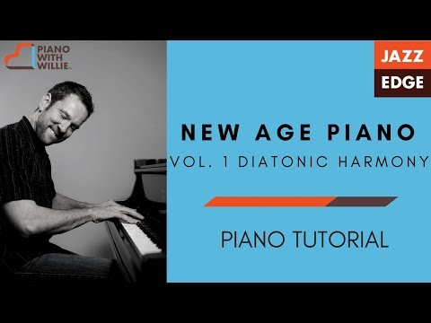 New Age Piano Vol. 1 - Diatonic Harmony Review - Piano Tutorial by JAZZEDGE