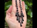 Victorian Late 1800s French Jet Necklace #victorianjewelry #victorian