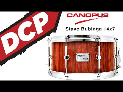DCP Review: Canopus Stave Bubinga Snare Drum 7x14 // DCP Exclusive!