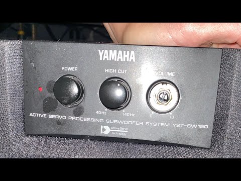 Yamaha YST-SW150 - Hacked with machete / Subwoofer to repair (Right?)