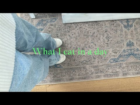 What I eat in a day with a high restriction