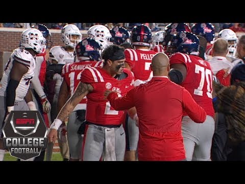 Brawl erupts during 2018 Egg Bowl | College Football Highlights