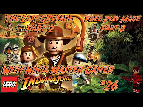 LEGO Indiana Jones The Original Adventures DS Walkthrough #26 LBA (Free Play)  Part 8 (100%)
