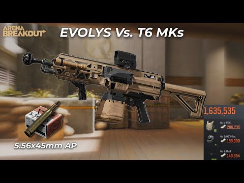 EVOLYS NEW LMG VS T6 MKs - TV Station | Arena Breakout