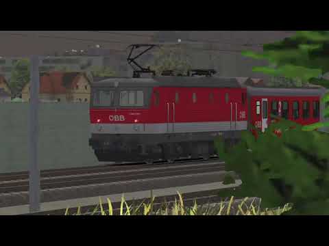 ÖBB 80-73 and 1116 with Frighttrain near Graz Puntigam